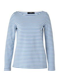 Hallhuber, Damen Shirt, Royalblau / Weiß
