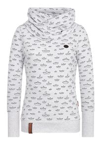 Naketano, Damen Sweatshirt, Anthrazit / Hellgrau