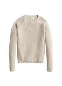 Hollister, Damen Pullover 'NA SHAKER CREW SWTR', Beige