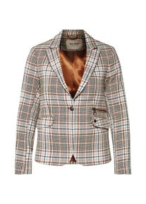 MOS MOSH, Damen Blazer 'Blake Zoey', Creme / Hellblau / Cognac