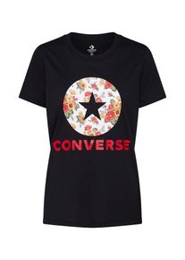Converse, Damen Shirt 'Converse IN BLOOM FLORAL TEE', Mischfarben / Schwarz