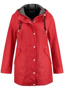 SAMOON, Damen Regenjacke, Melone / Schwarz / Weiß