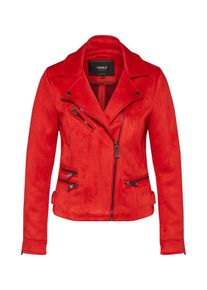 Only, Damen Bikerjacke, Rot