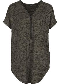 bonprix, Damen Oversize-Shirt, Oliv