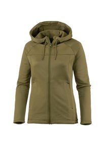 Scheck, Damen Fleecejacke , Dunkelgrün