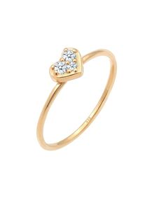 Diamore, Damen Ring 'Herz', Gold