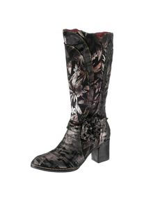 Laura Vita, Damen Stiefel, Koralle / Schwarz / Silber