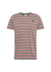 Jack & Jones JACK & JONES, Herren Shirt 'JORGENERATION TEE SS CREW NECK', Dunkelgrau / Rostrot