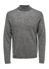 Only & Sons Only & Sons, Herren Strickpullover 'Merino', Grau