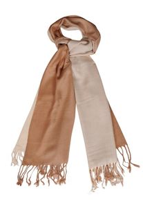 Silvio Tossi, Damen Schal, Beige / Camel