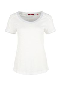 s.Oliver RED LABEL, Damen T-Shirt, Weiß