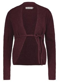 Queen mum, Damen Strickjacke, Weinrot