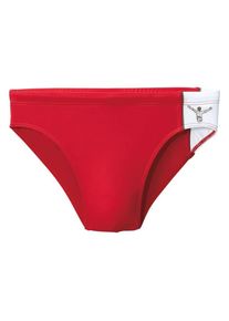 Chiemsee, Herren Badehose, Rot / Wei&szlig;