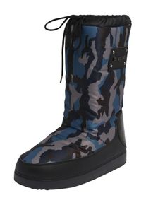 Love Moschino, Damen Snowboot 'SKI LOVE', Nachtblau / Hellgrau