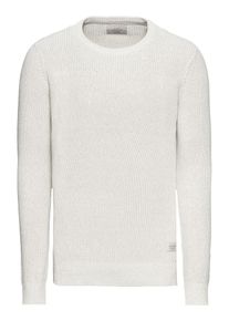 Jack & Jones JACK & JONES, Herren Pullover 'JORANDREAS KNIT CREW NECK', Naturwei&szlig;