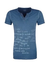 Q/S Designed By, Herren Shirt, Blaumeliert