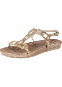Alma en Pena, Damen Sandalen, Gold