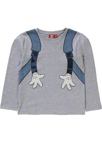 Disney Mickey Mouse & Friends, Langarmshirt, Blau / Graumeliert / Mischfarben