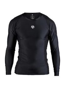 MOROTAI, Herren Langarmshirt 'Compression', Schwarz