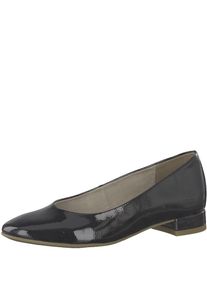 Tamaris, Damen Slipper 'Ballerina Lack', Schwarz