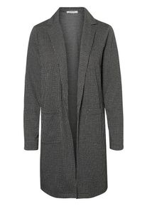 Pieces, Damen Blazer, Anthrazit / Wei&szlig;