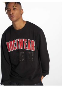 Rocawear, Herren Sweatshirt 'Brooklyn', Hellrot / Schwarz