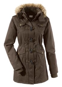 Cheer, Damen Parka, Dunkelbraun