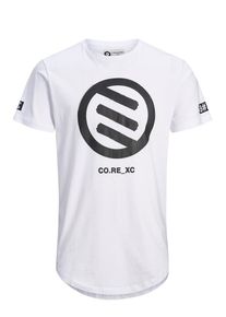 Jack & Jones JACK & JONES, Herren T-Shirt, Schwarz / Weiß