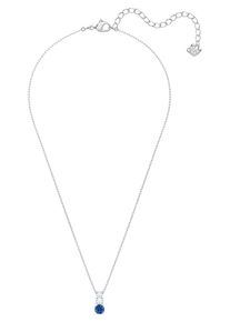 Swarovski, Damen Kette 'Attract Trilogy Round 5416156', Himmelblau / Silber / Wei&szlig;