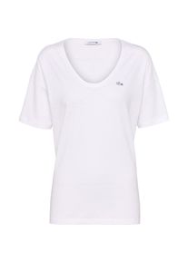 Lacoste, Damen T-Shirt, Weiß