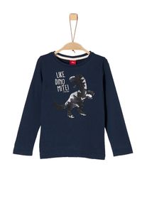 s.Oliver Junior, Langarmshirt, Nachtblau / Wei&szlig;