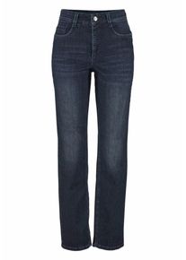 MAC, Damen Jeans 'Stella Stitch', Dunkelblau