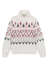 Esprit, M&auml;dchen Pullover, Blutrot / Schwarz / Wei&szlig;