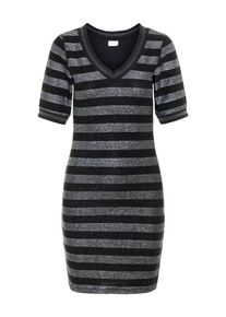 Noisy may, Damen Kleid, Schwarz / Silber