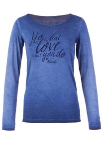 KAMAH, Damen Longsleeve 'olga', Royalblau