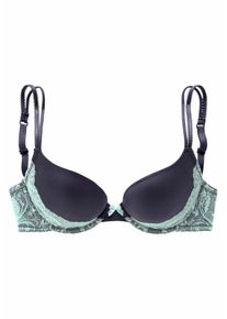 Lascana, Damen Push-up-BH, Blau / Mint