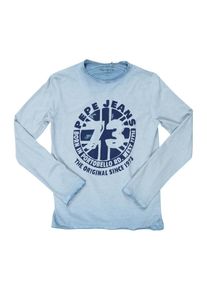 Pepe Jeans, Longsleeve 'JOSS', Navy / Hellblau