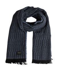 Jack & Jones JACK & JONES, Herren Schal, Taubenblau / Basaltgrau / Schwarz