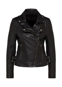 Freaky Nation, Damen Lederjacke 'Taxi Driver', Schwarz