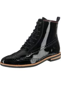 Tamaris, Damen Schn&uuml;rstiefelette, Schwarz