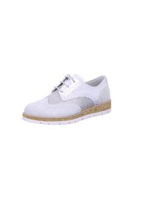 Gabor, Damen Schn&uuml;rschuhe, Hellgrau / Wei&szlig;