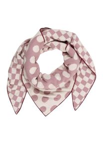 Zwillingsherz, Damen Dreieckschal, Rosa