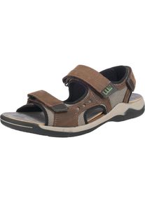 Waldläufer WALDLÄUFER, Herren Outdoorsandalen 'Helmer', Braun / Schwarz / Weiß