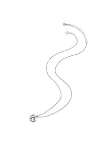 Glanzstücke München Glanzstücke München, Damen Silberhalskette, Schwarz / Silber