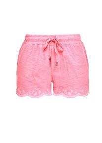 s.Oliver RED LABEL, Damen Shorts, Pink / Wei&szlig;