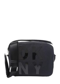DKNY, Damen Tasche 'AVE A-CAMERA BAG-NYLON', Schwarz / Silber