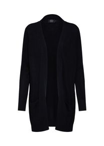 Only, Damen Strickjacke 'onlALMINE L/S CARDIGAN KNT', Schwarz