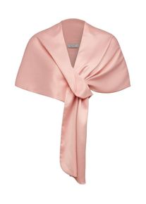 Apart, Damen Satin Stola mit verschiedenen Tragevarianten, Rosa