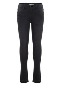 name it, M&auml;dchen Jeans 'NKFPOLLY', Grey Denim