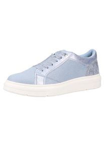 s.Oliver RED LABEL, Damen Sneaker 'Glitzer Sneaker', Rauchblau